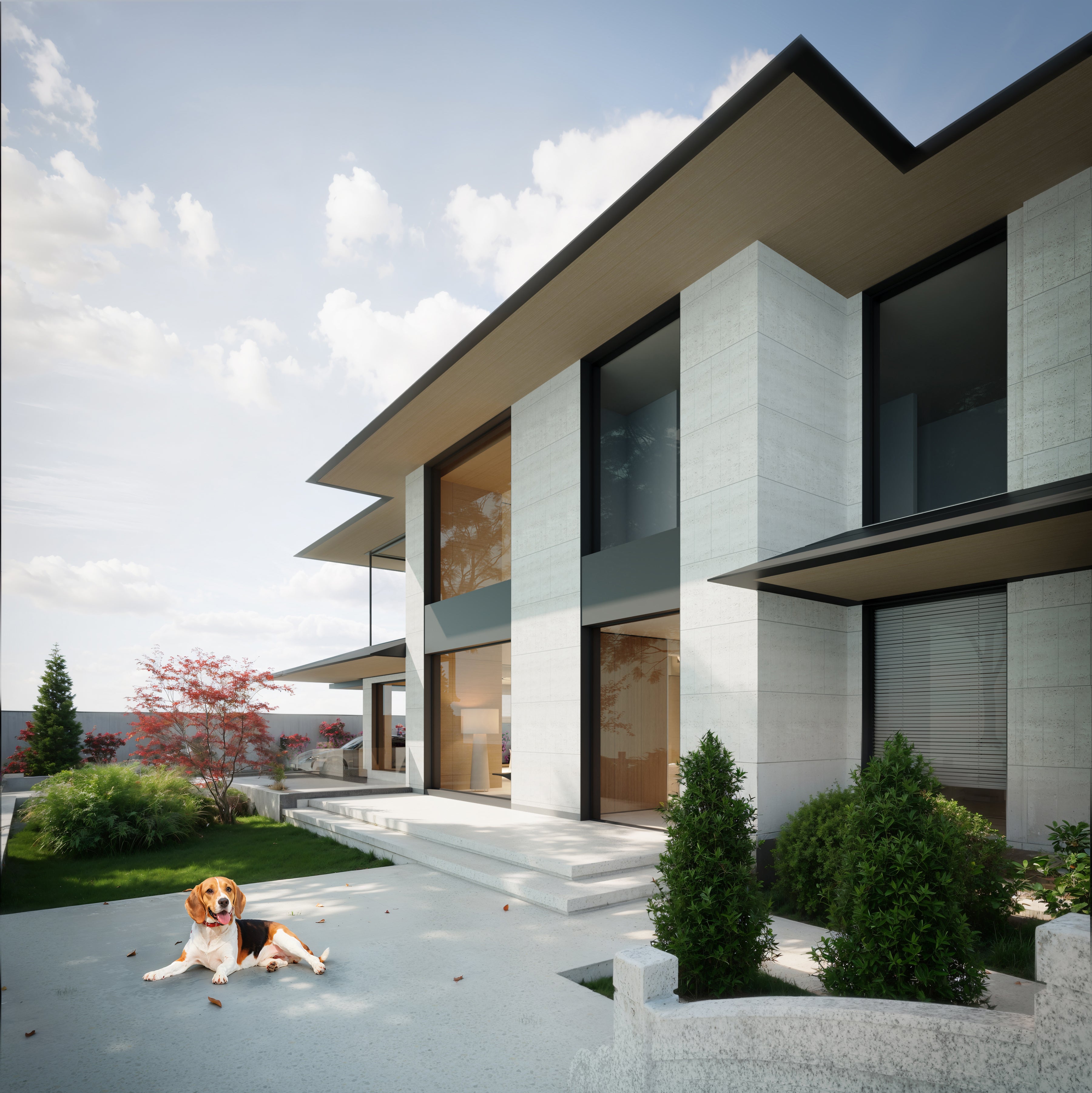 九州豪庭室外洎染