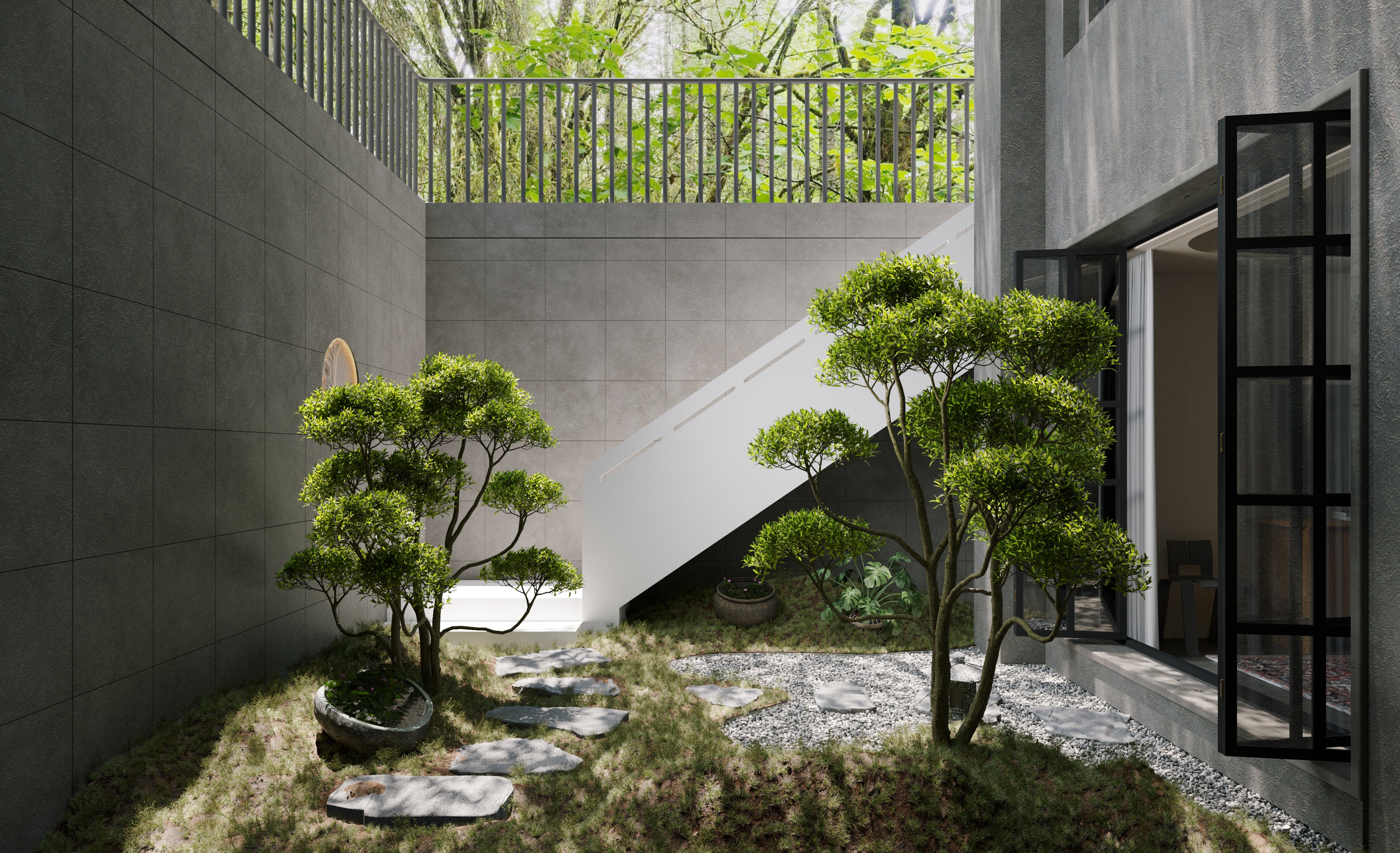 木作地下室洎染