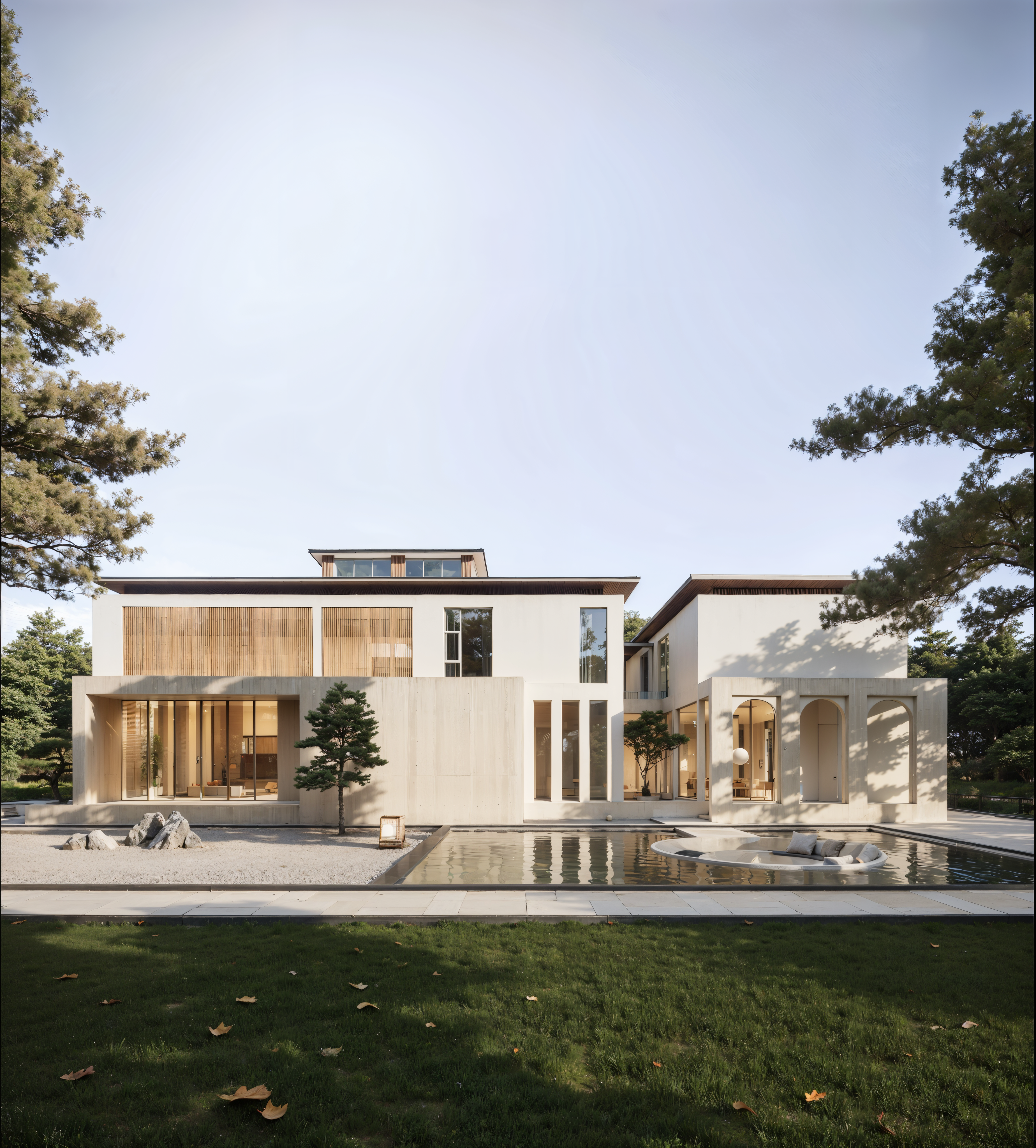 别墅外观写实渲染